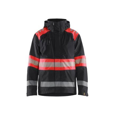 BLAKLADER 442019779955L - Veste hardshell haute-visibilité Noir/Rouge