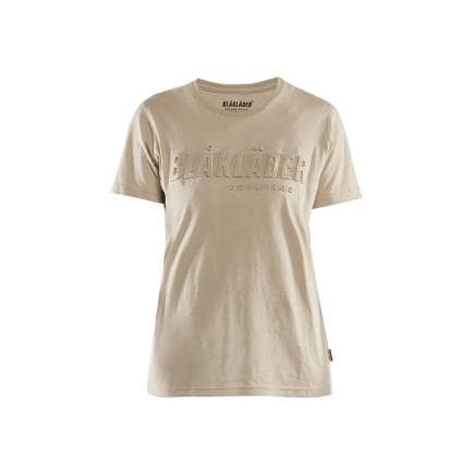 BLAKLADER 343110422509M - T-shirt imprimé 3D femme Beige