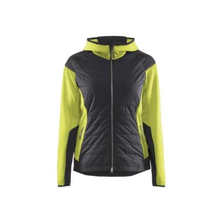 BLAKLADER 593121173399XS - Veste Hybrid femme Jaune/Noir