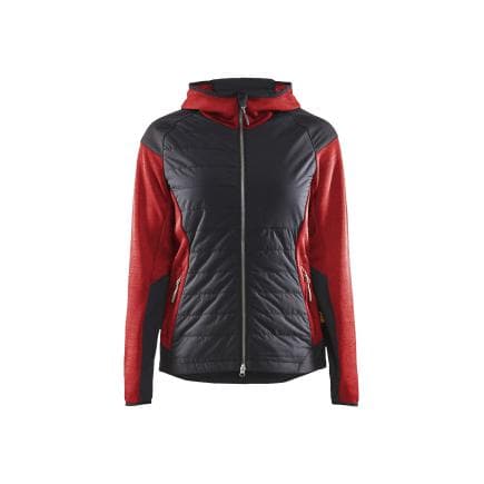 BLAKLADER 593121175699M - Veste Hybrid femme Rouge/Noir