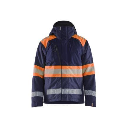 BLAKLADER 448019778953M - Veste hiver haute-visibilité Marine/Orange