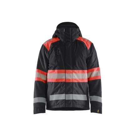BLAKLADER 448019779955XXL - Veste hiver haute-visibilité Noir/Rouge