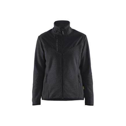 BLAKLADER 594325369799XXL - Veste tricotée Softshell femme Gris anthracite/Noir