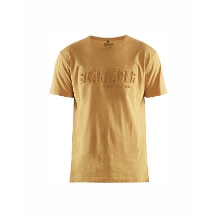 BLAKLADER 353110423709S - T-shirt imprimé 3D Miel doré