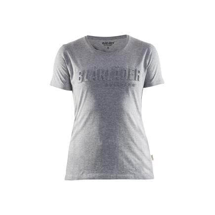 BLAKLADER 343110439000L - T-shirt imprimé 3D femme Gris chiné
