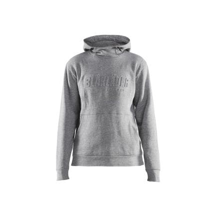 BLAKLADER 356011579000XL - Sweat à capuche imprimé 3D femme Gris chiné