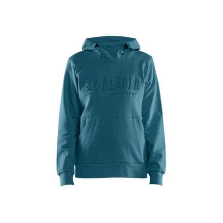 BLAKLADER 356011584909M - Sweat à capuche imprimé 3D femme Bleu canard