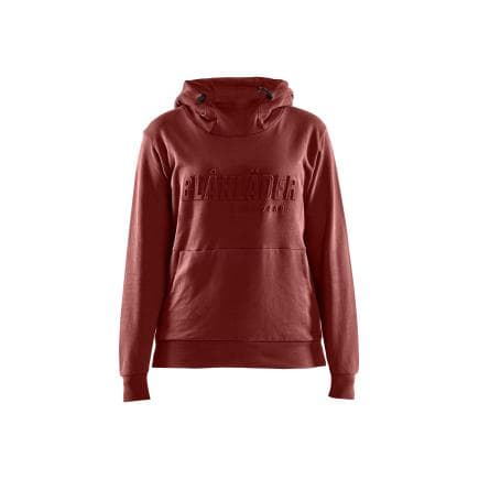 BLAKLADER 356011585909XL - Sweat à capuche imprimé 3D femme Rouge brique