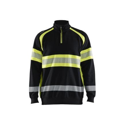 BLAKLADER 355311589933M - Sweat haute-visibilité Noir/Jaune