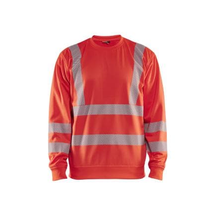 BLAKLADER 356225385500L - Sweat haute-visibilité Rouge