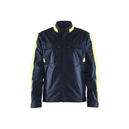 BLAKLADER 444418328633XXL - Veste Industry stretch 2D Bleu marine foncé/Jaune