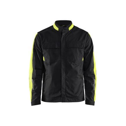 BLAKLADER 444418329933L - Veste Industry stretch 2D Noir/Jaune