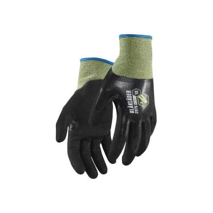 BLAKLADER 2975147699009 - Gants de protection résistants à la coupure B enduits de nitrile Noir (lot multiple)