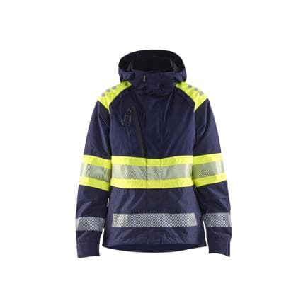 BLAKLADER 443019778933M - Veste hardshell haute-visibilité femme Marine/Jaune