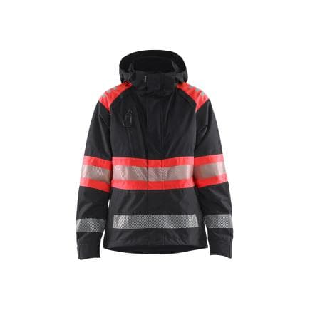 BLAKLADER 443019779955M - Veste hardshell haute-visibilité femme Noir/Rouge