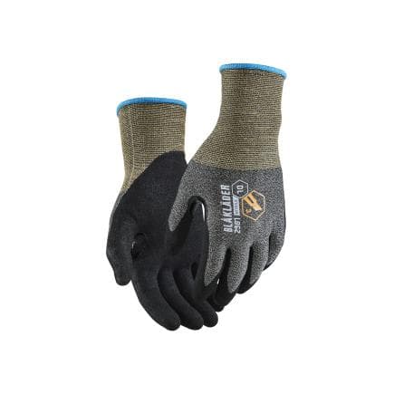 BLAKLADER 2981147399009 - Gants de travail en nitrile trempé résistants à la coupure niveau C Noir (lot multiple)