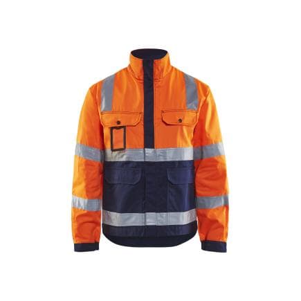 BLAKLADER 402318045389M - Veste haute-visibilité Orange/Marine