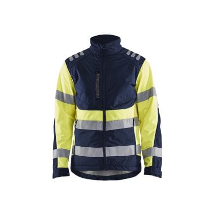 BLAKLADER 449725138933XXL - Veste Softshell haute-visibilité Marine/Jaune