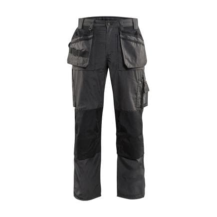 BLAKLADER 152518459899C48 - Pantalon artisan été Gris Foncé/Noir