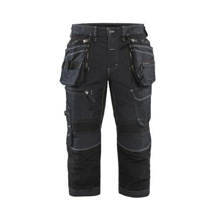 BLAKLADER 199111418999C58 - Pantacourt Pirate X1900 artisan Stretch Marine/Noir