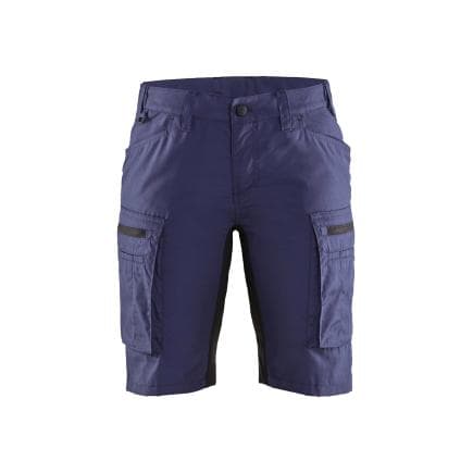 BLAKLADER 714918458999C50 - Short Service stretch femme Marine/Noir