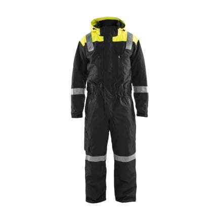 BLAKLADER 678719779933C50 - Combinaison hiver manches longues à capuche Noir/Jaune