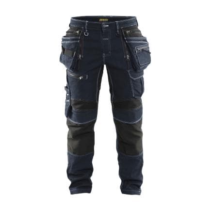 BLAKLADER 199011418999C58 - Pantalon X1900 artisan stretch Marine/Noir
