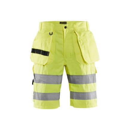 BLAKLADER 153518113300C46 - Short artisan haute-visibilité Class 2 Jaune