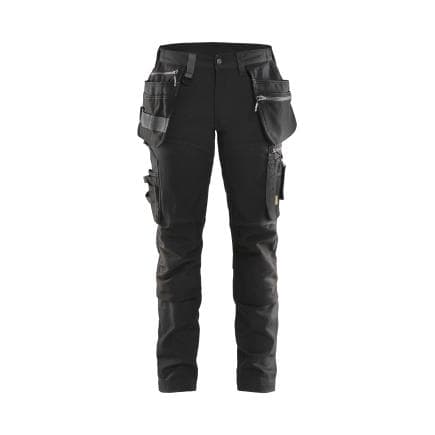 BLAKLADER 711513439900C34 - Pantalon artisan stretch femme Noir