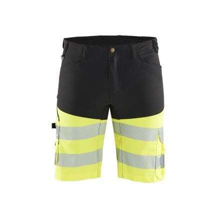 BLAKLADER 154118119933C50 - Short haute-visibilité stretch Noir/Jaune