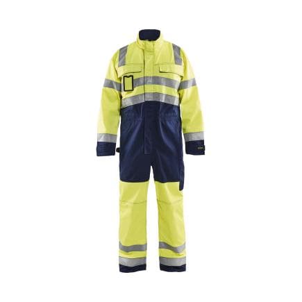 BLAKLADER 637318043389C52 - Combinaison manches longues haute-visibilité Jaune/Marine