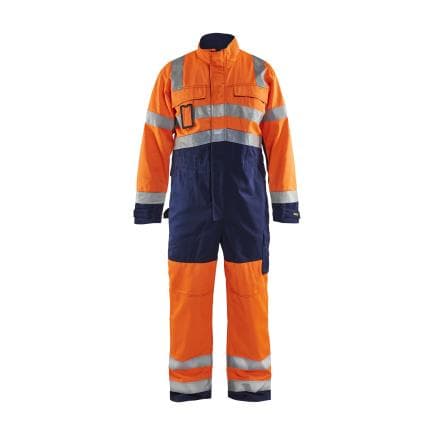 BLAKLADER 637318045389C54 - Combinaison manches longues haute-visibilité Orange/Marine