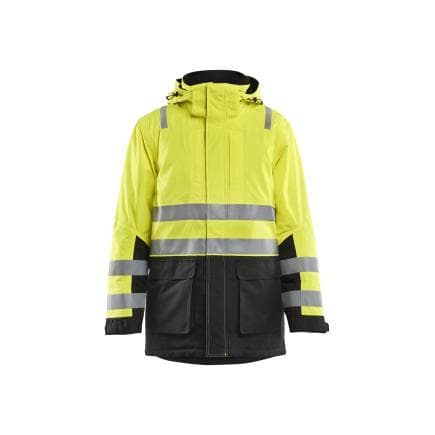 BLAKLADER 449519873399L - Parka hiver haute-visibilité Jaune/Noir