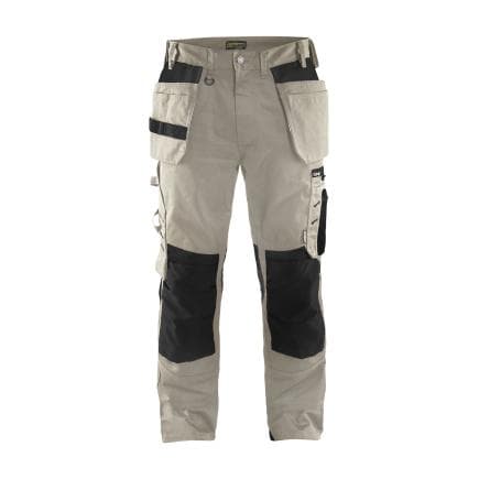 BLAKLADER 155518602799C46 - Pantalon artisan Beige/Noir
