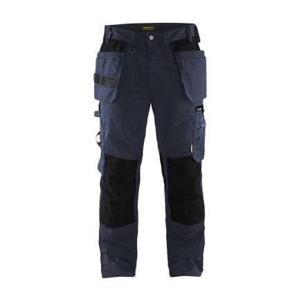 BLAKLADER 155518608699C50 - Pantalon artisan Marine foncé/Noir