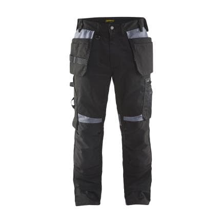 BLAKLADER 155518609994C50 - Pantalon artisan Noir/Gris clair
