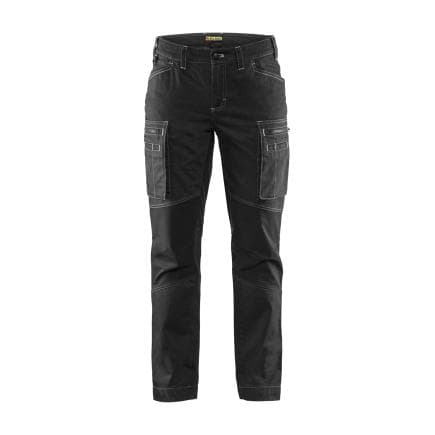BLAKLADER 715911429900C36 - Pantalon Service stretch femme Noir