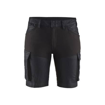 BLAKLADER 713711478999C38 - Short Service stretch 2D femme Marine/Noir