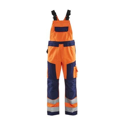 BLAKLADER 266018115389C52 - Combinaison sans manches haute-visibilité Orange/Marine