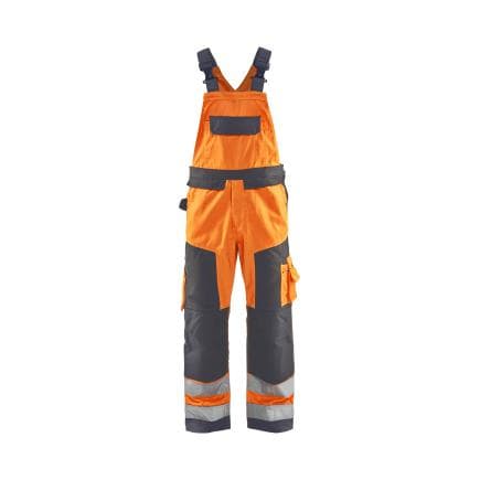BLAKLADER 266018115396C56 - Combinaison sans manches haute-visibilité Orange/Gris anthracite