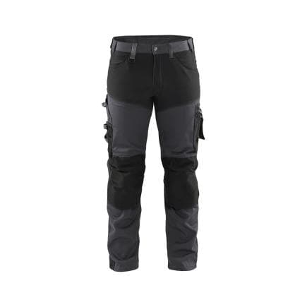 BLAKLADER 179918609699C48 - Pantalon artisan avec stretch Gris moyen/Noir