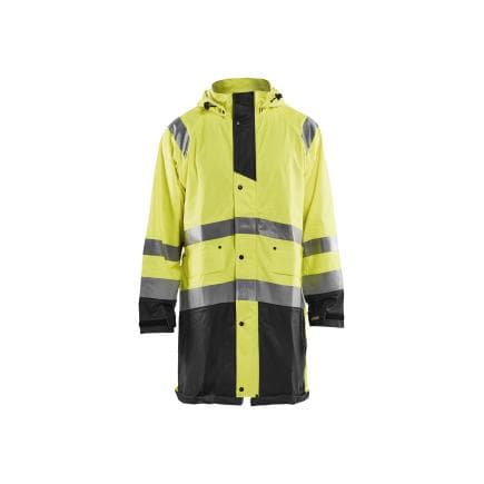 BLAKLADER 432420003399L - Veste de pluie haute visibilité Level 1 Jaune/Noir