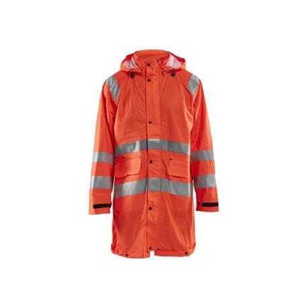 BLAKLADER 432420005300M - Veste de pluie haute visibilité Level 1 Orange