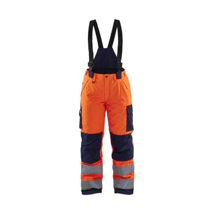 BLAKLADER 788519775389C38 - Pantalon hiver haute-visibilité femme Orange/Marine
