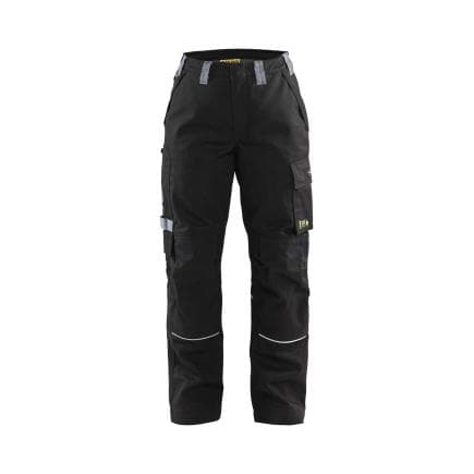 BLAKLADER 717315169994C42 - Pantalon retardant flamme femme Noir/Gris clair