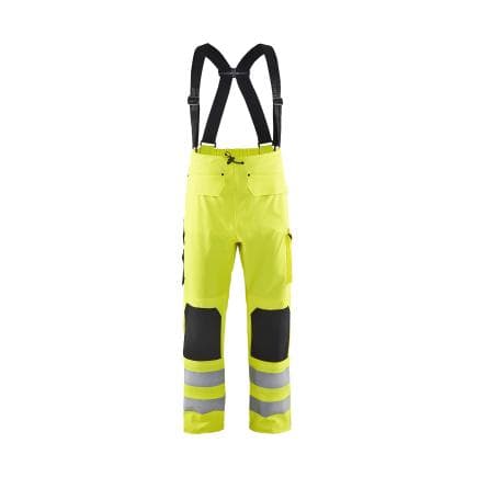 BLAKLADER 130620053300XL - Pantalon de pluie haute-visibilité niveau 3 Jaune