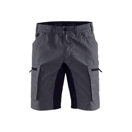 BLAKLADER 144918459699C52 - Short Service stretch Gris moyen/Noir