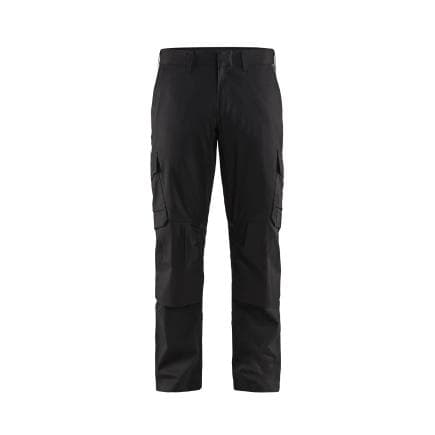 BLAKLADER 144818329998C50 - Pantalon Industry avec poches genouillères stretch 2D Noir/Gris foncé