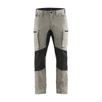 BLAKLADER 145918452799C54 - Pantalon Service stretch Beige/Noir