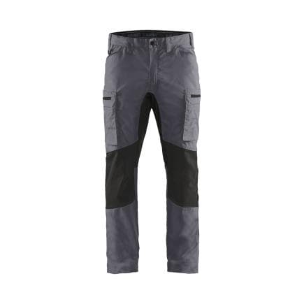 BLAKLADER 145918459699C48 - Pantalon Service stretch Gris moyen/Noir
